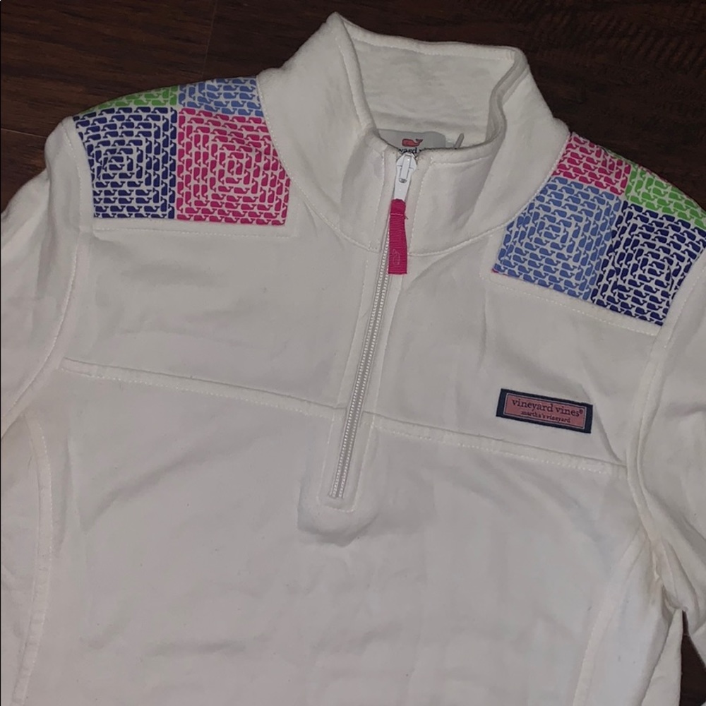 Vineyard Vines Patchwork Shep Shirt Pullover Xs - image 2